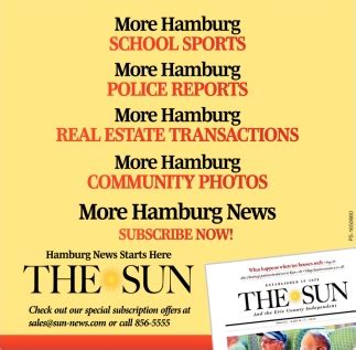 hamburg sun newspaper hamburg ny